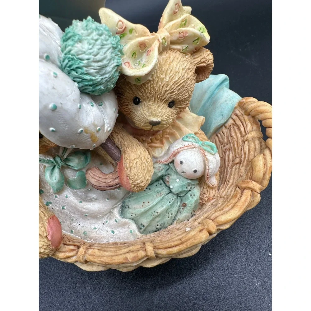 Cherished‎ Teddies Beth Blossom Friends Are Never Far Apart Figurine 1991